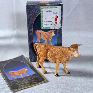 Vtg FONTANINI 5" The Ox 52430 Figurine Heirloom Nativity Collection Boxed 1992